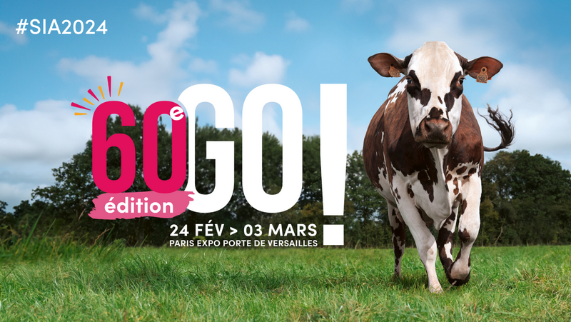 Affiche 60e Salon International de l'Agriculture