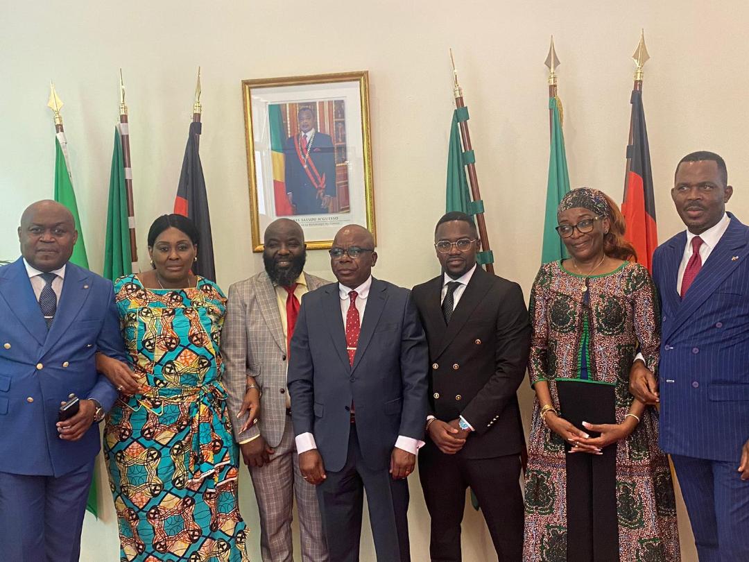 Equipe consulaire de l'ambassade du Congo en Allemagne