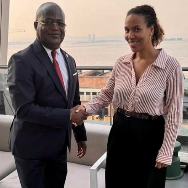 Guy Nestor Itoua en audience avec Samira Cizero, Cheffe de mission adjointe de l’Ambassade de Suisse auprès de la République Congo