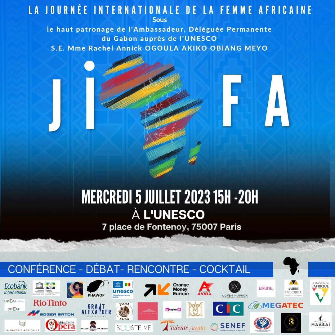 Affiche JIFA 2023 à l'Unesco