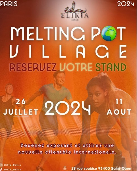 Affiche Melting Pot village à Saint-Ouen