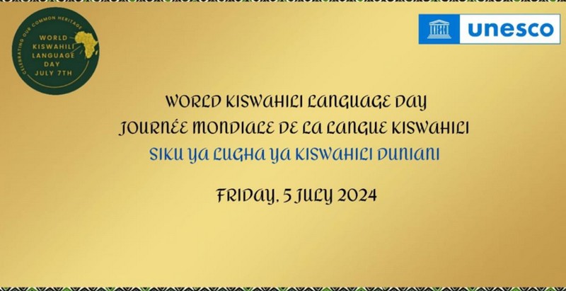 Visuel- Unesco Journée mondiale de la langue kiswahili 2024