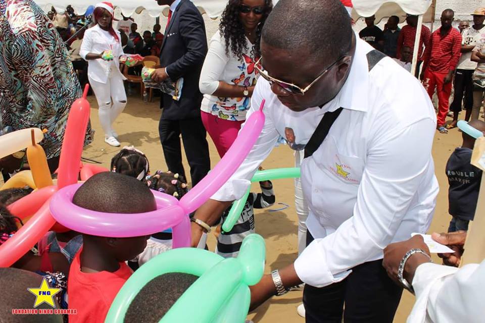 Fête De La Nativité : La Fondation Nino Gouamba Apporte Du Sourire Aux ...