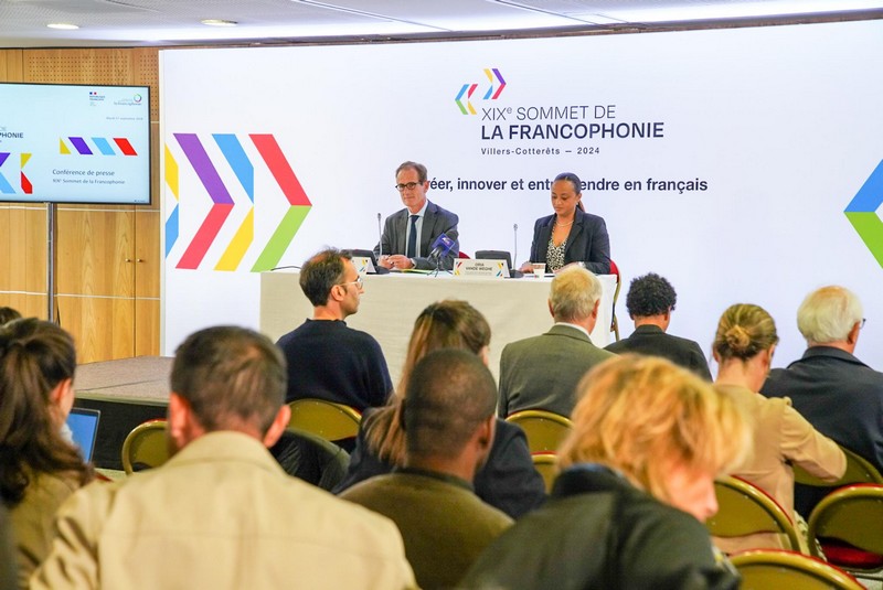 OIF conférence de presse, salle Senghor, Paris 17 septembre 2024