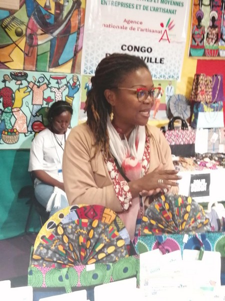 Stand délégation des artisans congolais à la Foire de Paris 2023