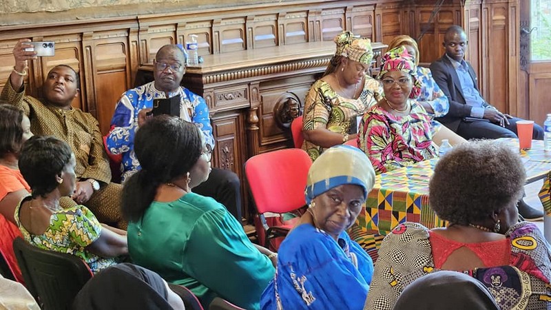 Tina Marguerite Touadéra à la rencontre de la diaspora centrafricaine, dimanche 27 juillet 2024