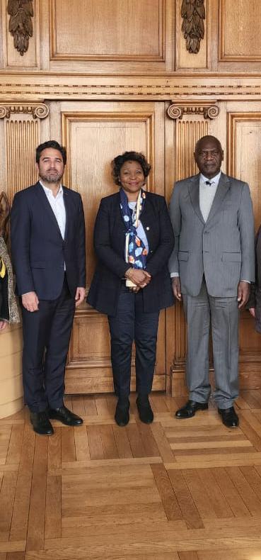 Visite du Maire Brazzaville à Reims en avril 2023