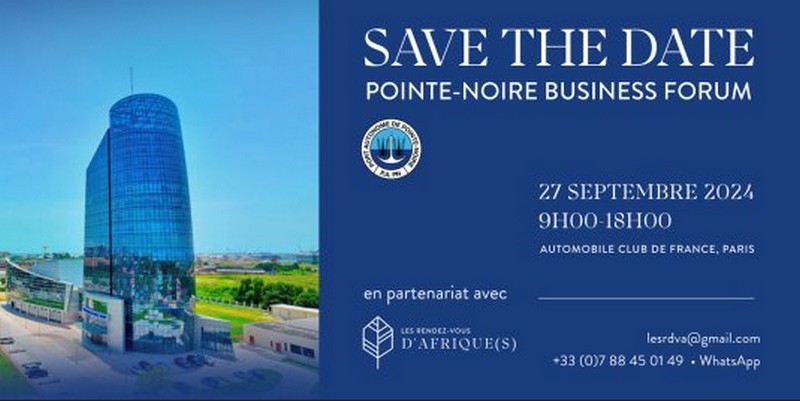 Visuel Business Forum exceptionnel dédié au Port Autonome de Pointe-Noire et sa région à Paris